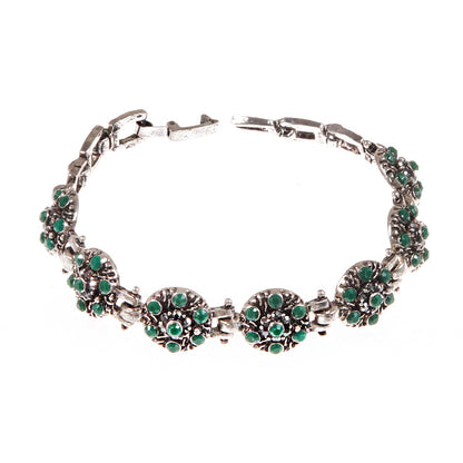 Bracciale fiori cristalli