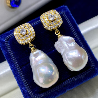Orecchini perle barocche