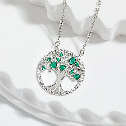 Collana albero della vita zirconi