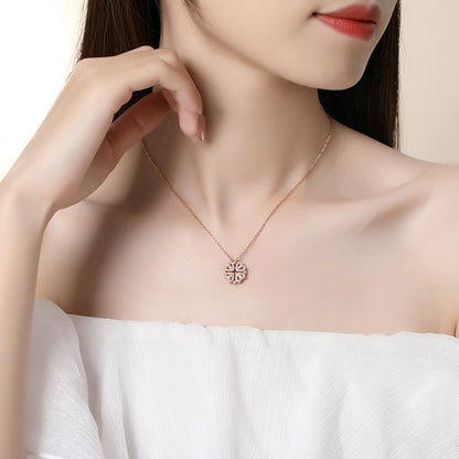 Collana Quadrifoglio magnetica