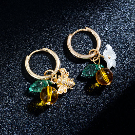 Ear cuff ape e fiore