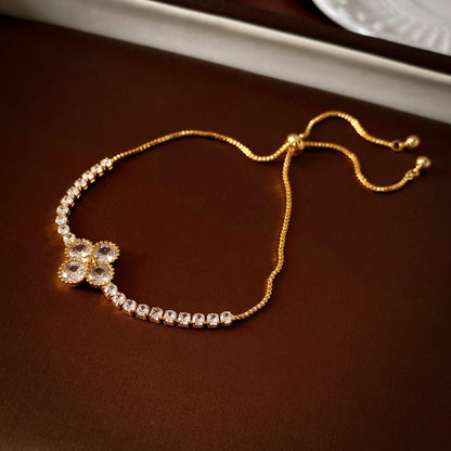 Bracciale fiore quattro petali