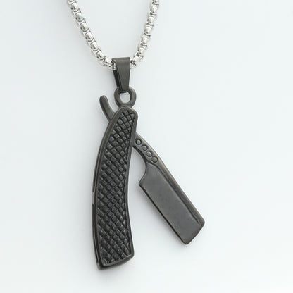 Collana ciondolo punk