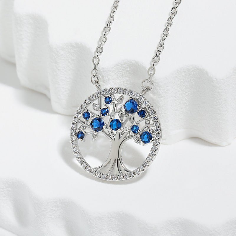 Collana albero della vita zirconi