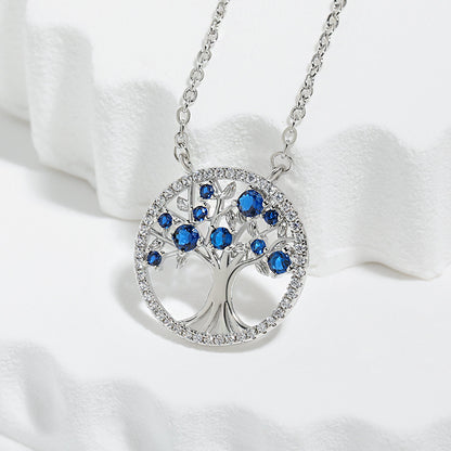Collana albero della vita zirconi