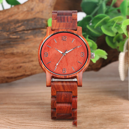 Orologio in legno al quarzo