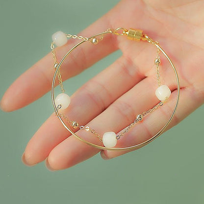 Bracciale campanelle geometriche