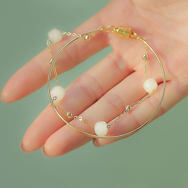 Bracciale campanelle geometriche
