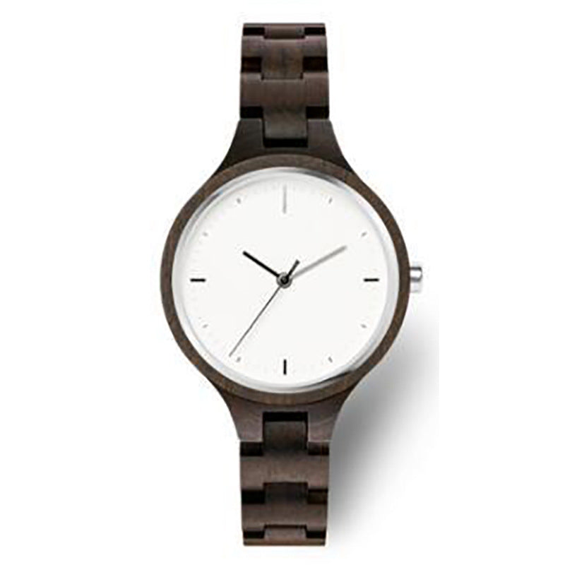 Orologio legno ebano chiusura pieghevole