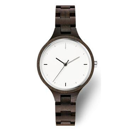 Orologio legno ebano chiusura pieghevole