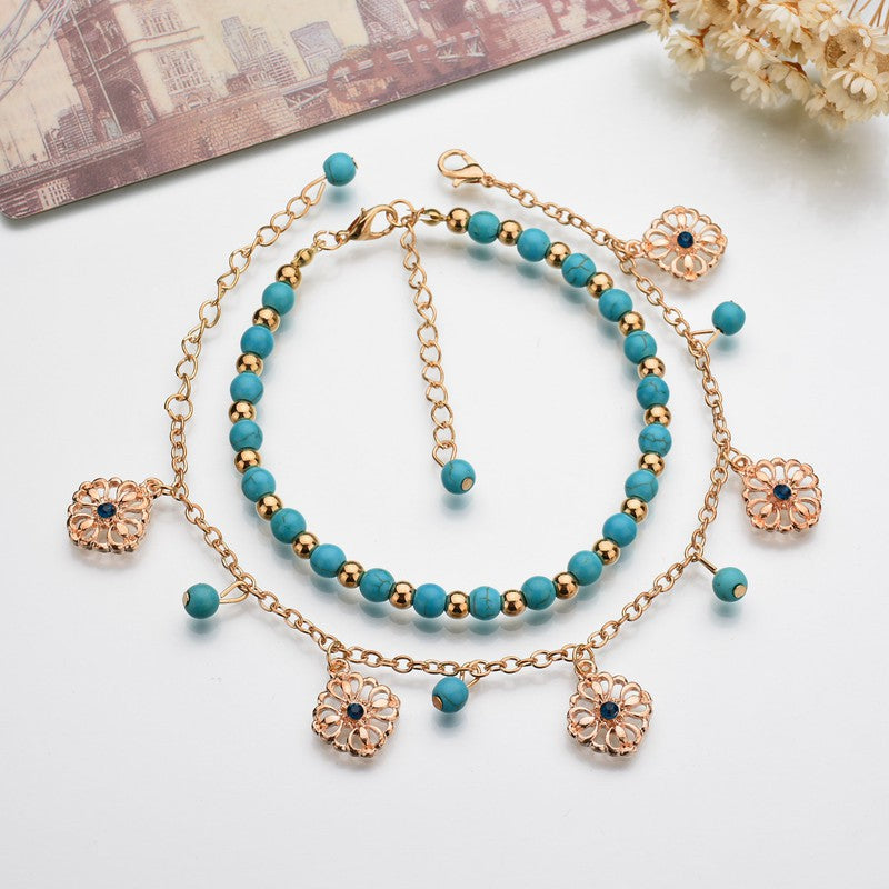 Coppia cavigliere stile retrò