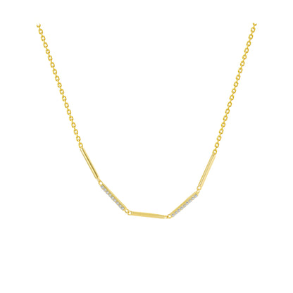 Collana geometrica argento sterling