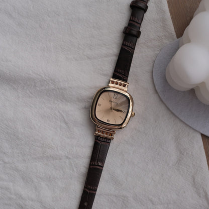 Orologio donna quadrato retrò minimalista