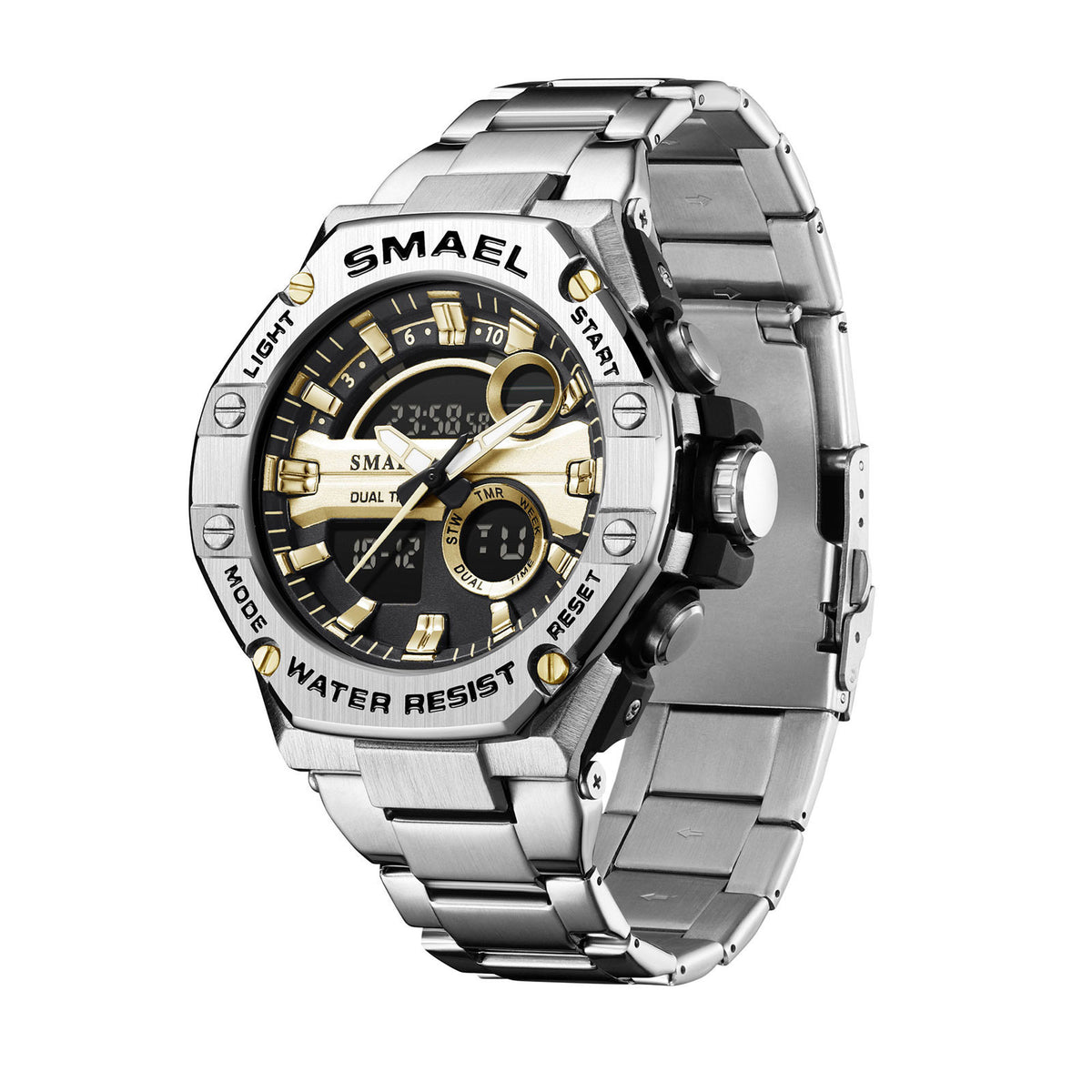 Orologio uomo doppio display