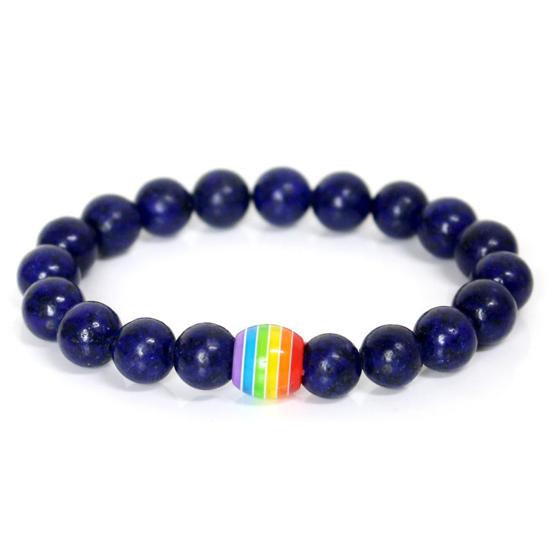 Bracciale arcobaleno coppia