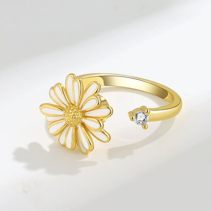 Anello girevole viola
