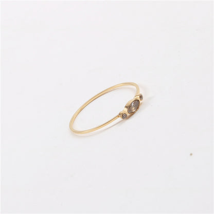 Anello zirconi giapponese