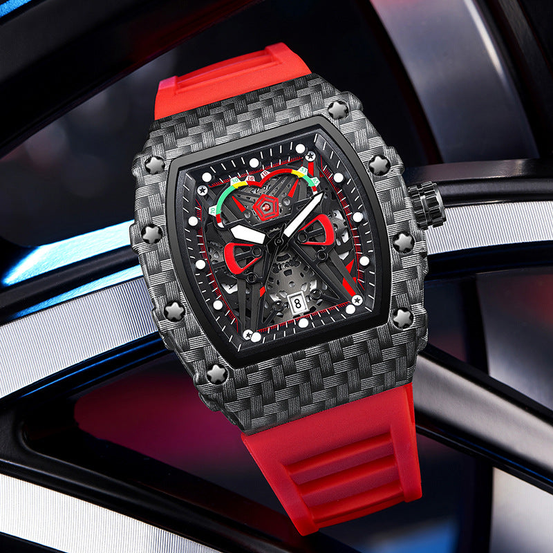 Orologio da uomo quarzo impermeabile luminoso