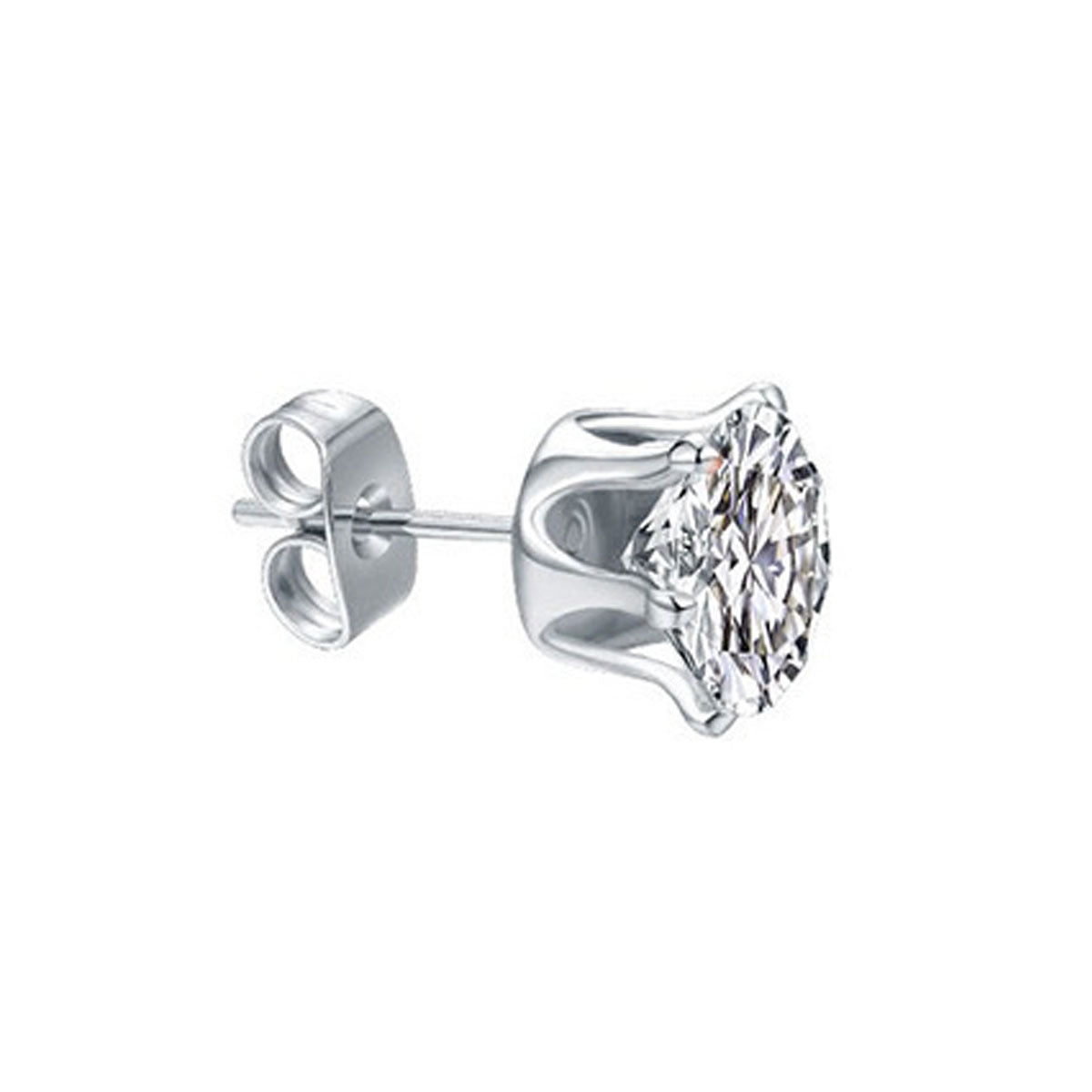 Orecchini corona con zircone