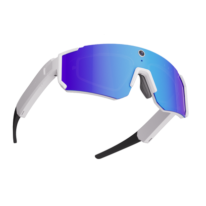 Smart glasses con fotocamera e registrazione audio
