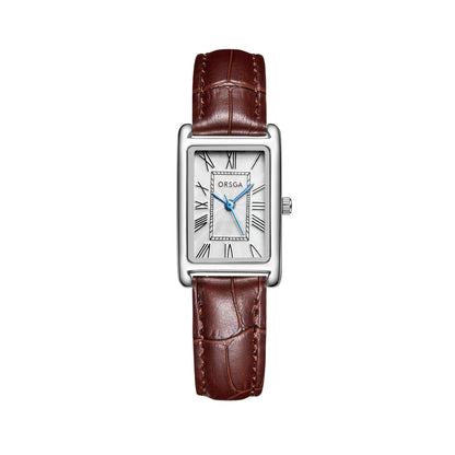 Orologio da donna quadrato acciaio