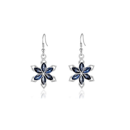 Set fiore con diamanti