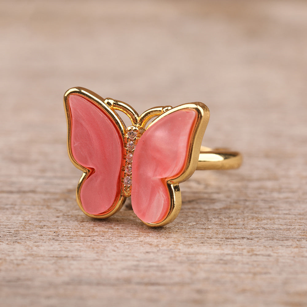 Anello farfalla ruotabile