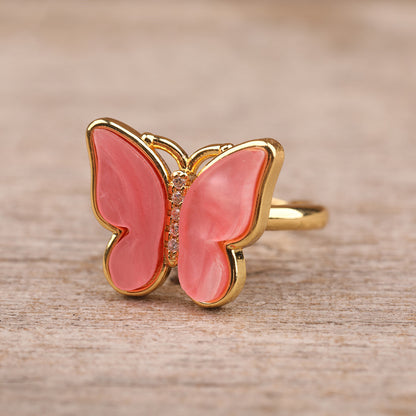 Anello farfalla ruotabile