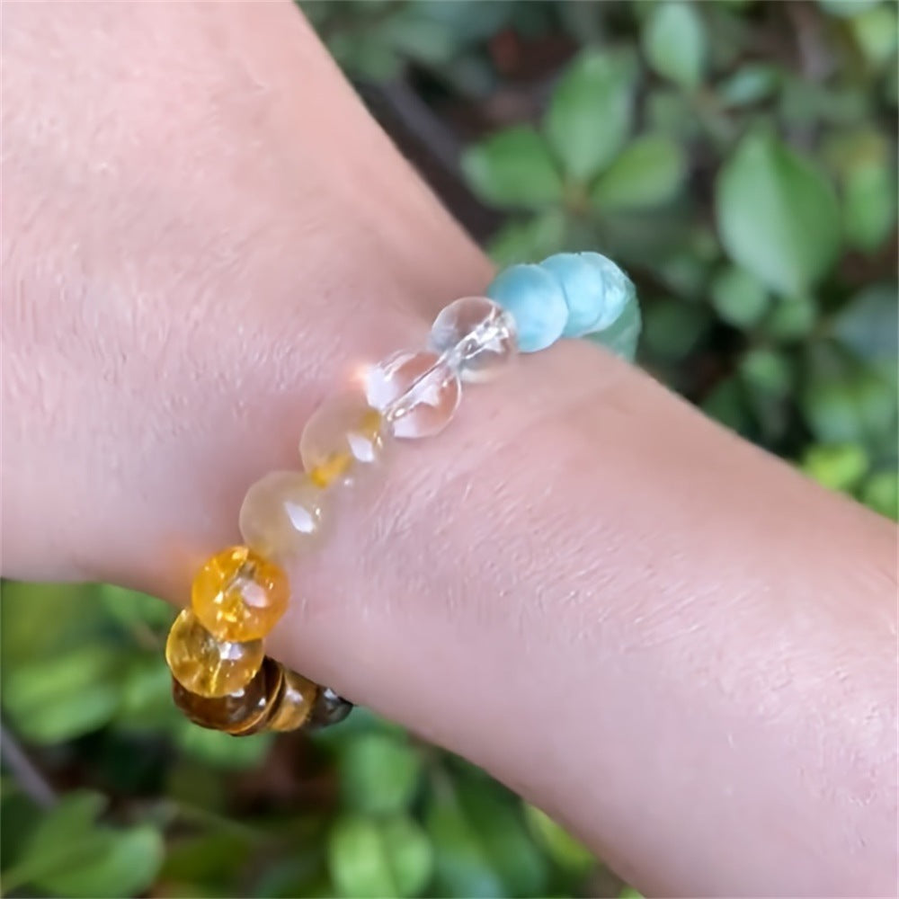 Bracciale pietre naturali e cristallo