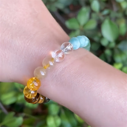 Bracciale pietre naturali e cristallo