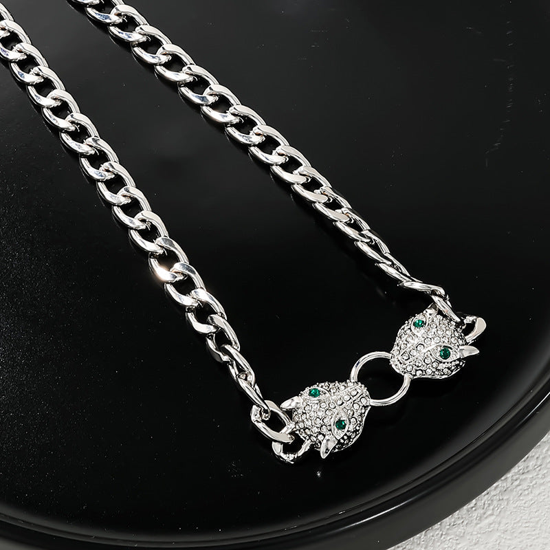 Collana leone smaltata