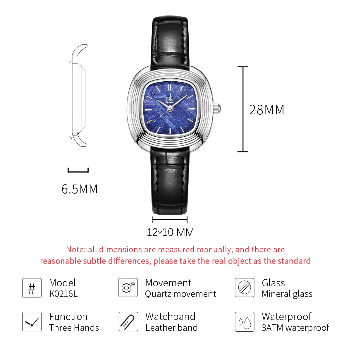 Orologio donna impermeabile al quarzo