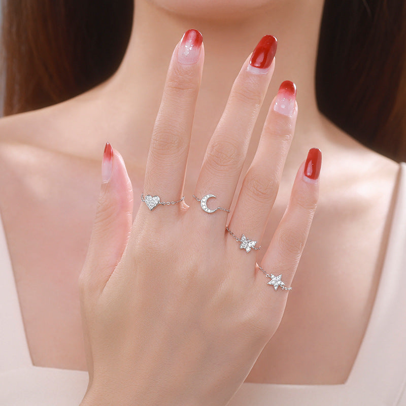 Anello farfalla zirconi diamante