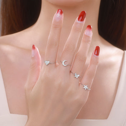 Anello farfalla zirconi diamante
