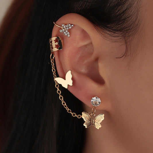 Orecchini Studs Farfalla