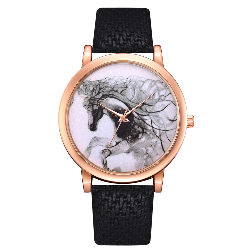 Orologio quarzo rafia