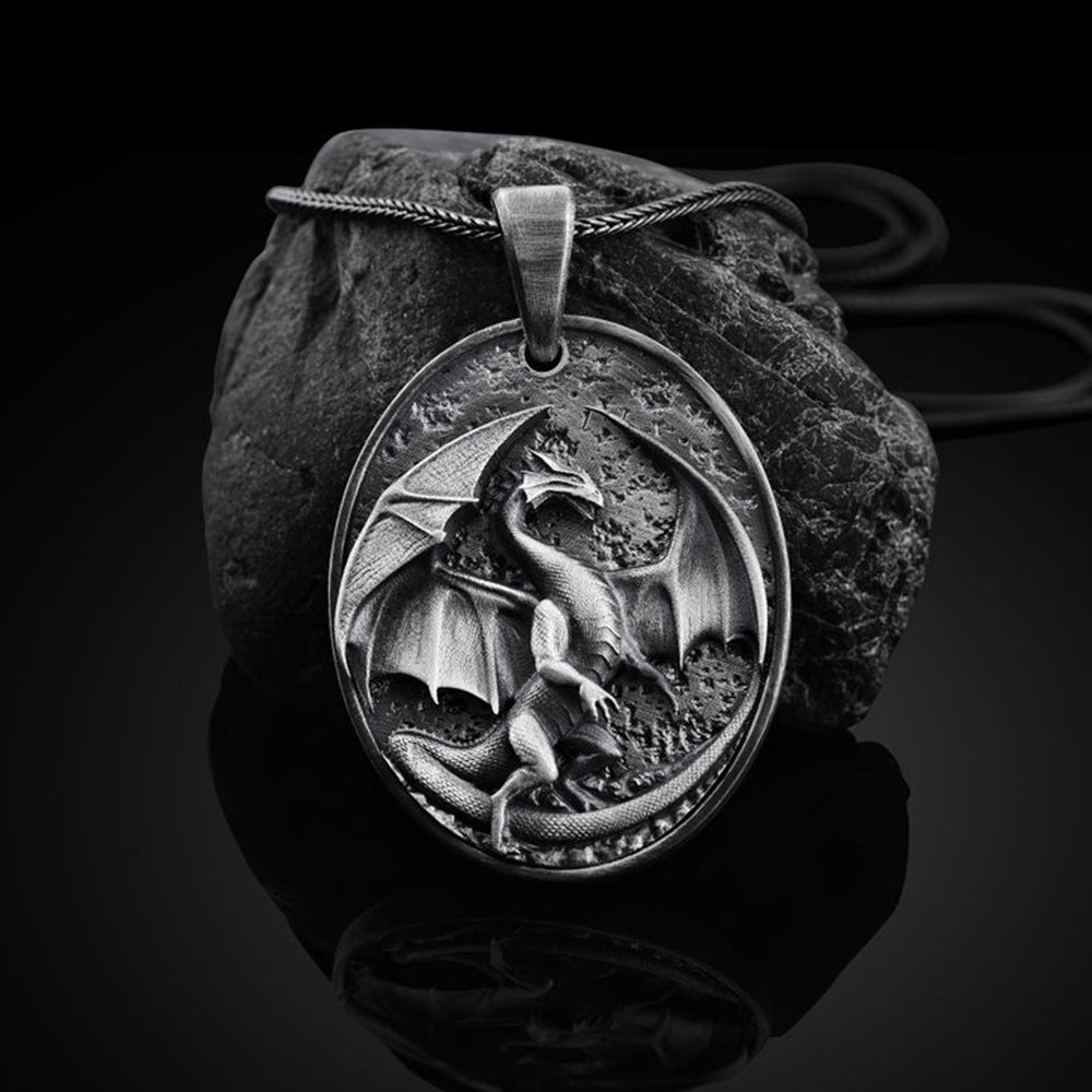 Collana drago da uomo