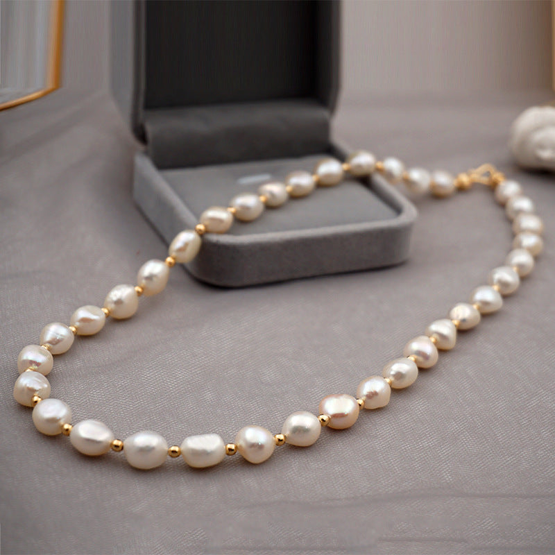 Parure perle barocche acqua dolce