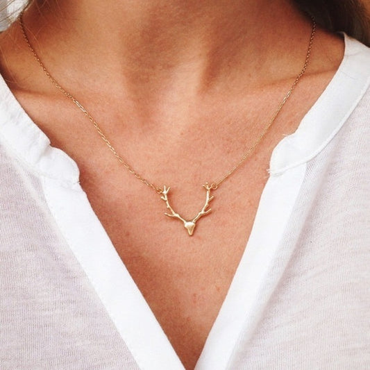 Collana alce dorata