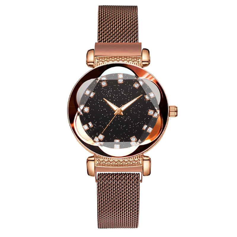 Orologio donna mesh diamanti