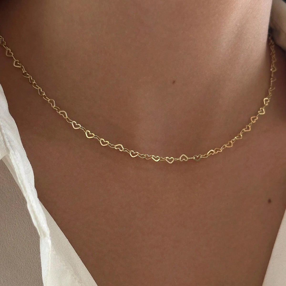Collana cuore minimalista