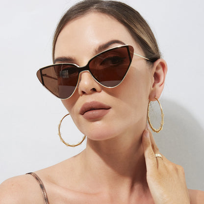 Occhiali da sole cat eye retrò da donna