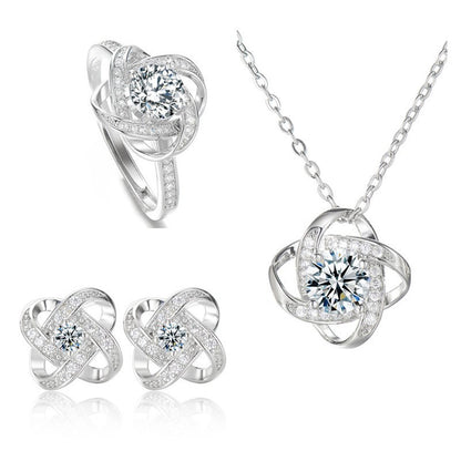 Collana trifoglio da donna