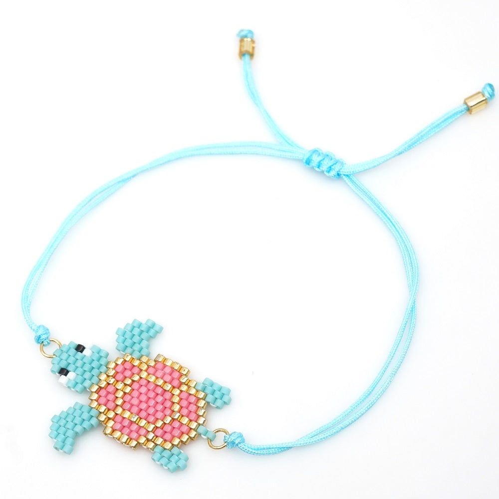Bracciale tartaruga tessuto