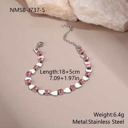 Bracciale zircone colorato