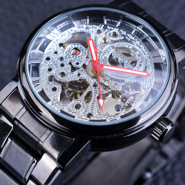 Orologio meccanico retrò numeri romani