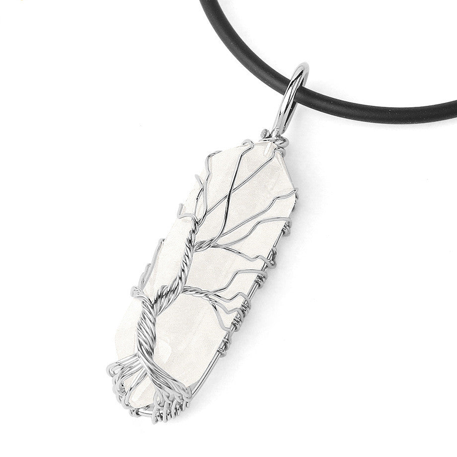 Collana Prisma Esagonale Albero della Vita