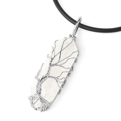 Collana Prisma Esagonale Albero della Vita