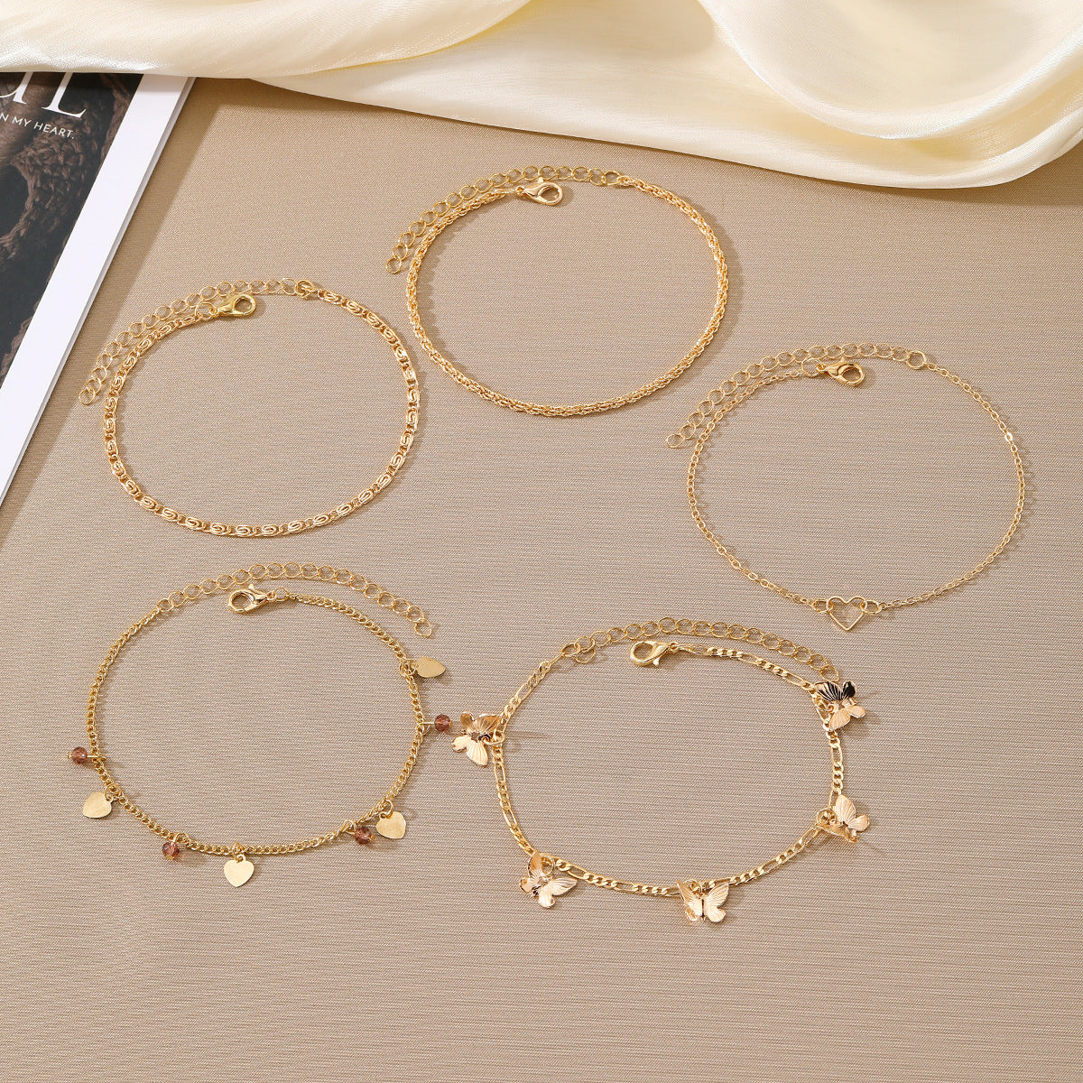 Set cavigliere farfalla