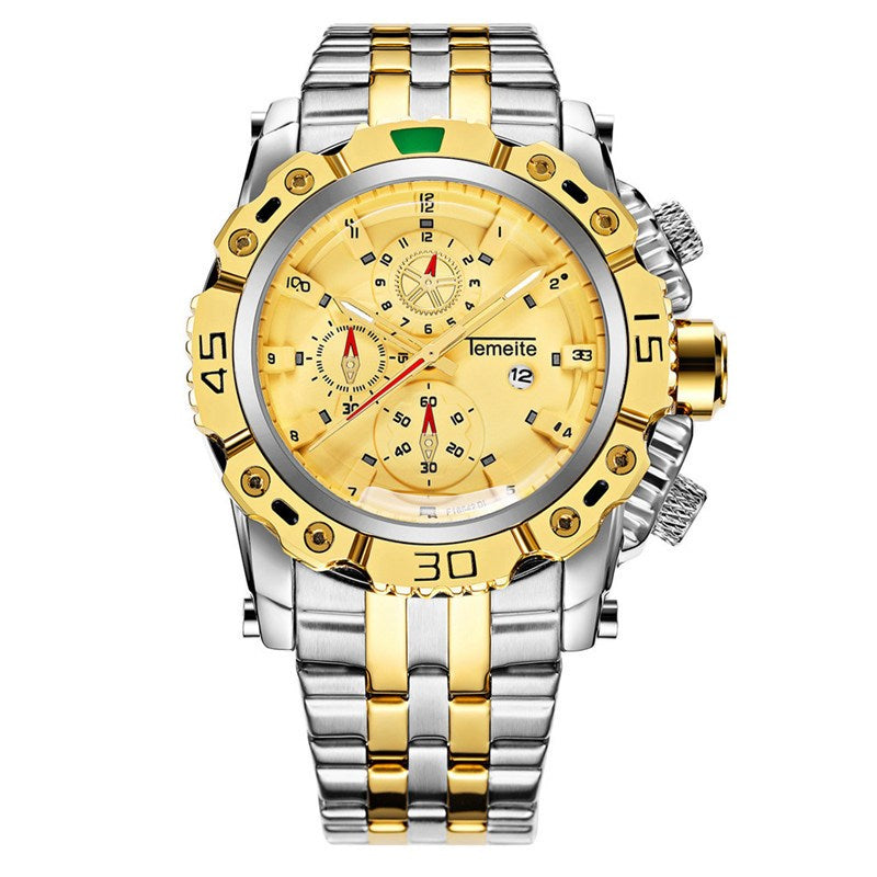Orologio acciaio impermeabile quarzo con cinturino